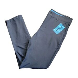 Birdie Bound Golf Pants Mens Size 32x32 Gray 4 Way Stretch Straight Casual NWT